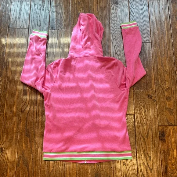 Lilly Pulitzer Pink Zip Up Hoodie with FOUR Pockets 🌴👏🏽 - Picture 3 of 7